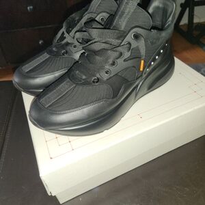 Alexander McQueen Black Silver Oversized Runner